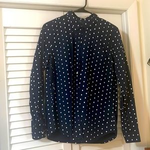 GAP | Blue Polka Dot Button Down